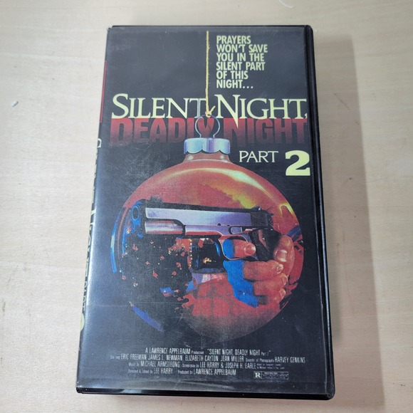 Silent Night, Deadly Night Part 2 VHS Tape Horror Movie Collectible - Picture 1 of 6
